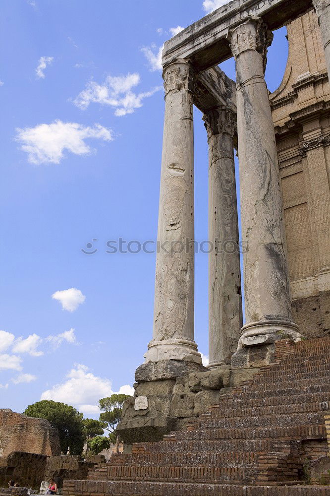Similar – Image, Stock Photo Close-up detail of Rome city, Italy