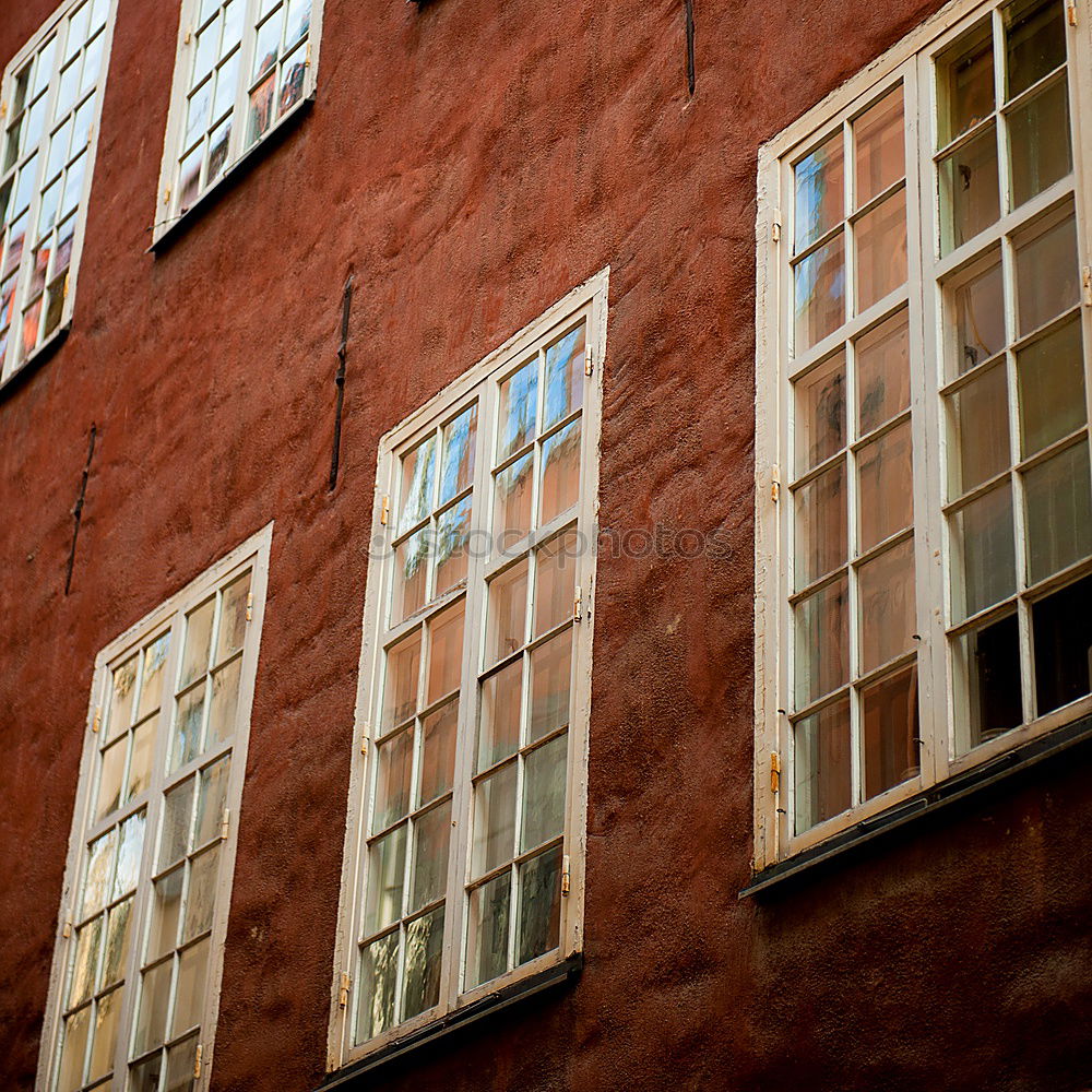 Similar – Image, Stock Photo Brick block of flats.