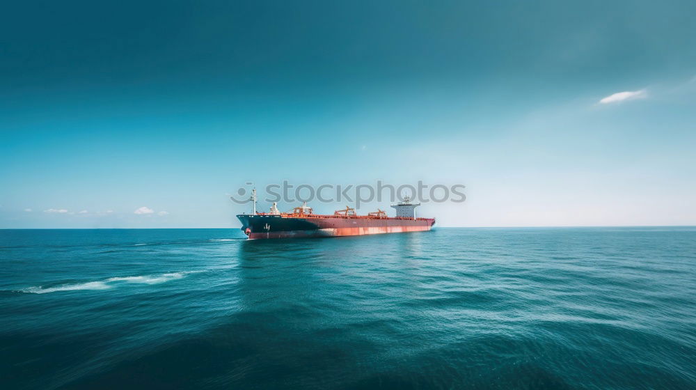 Similar – Cargo Ships in the Sea