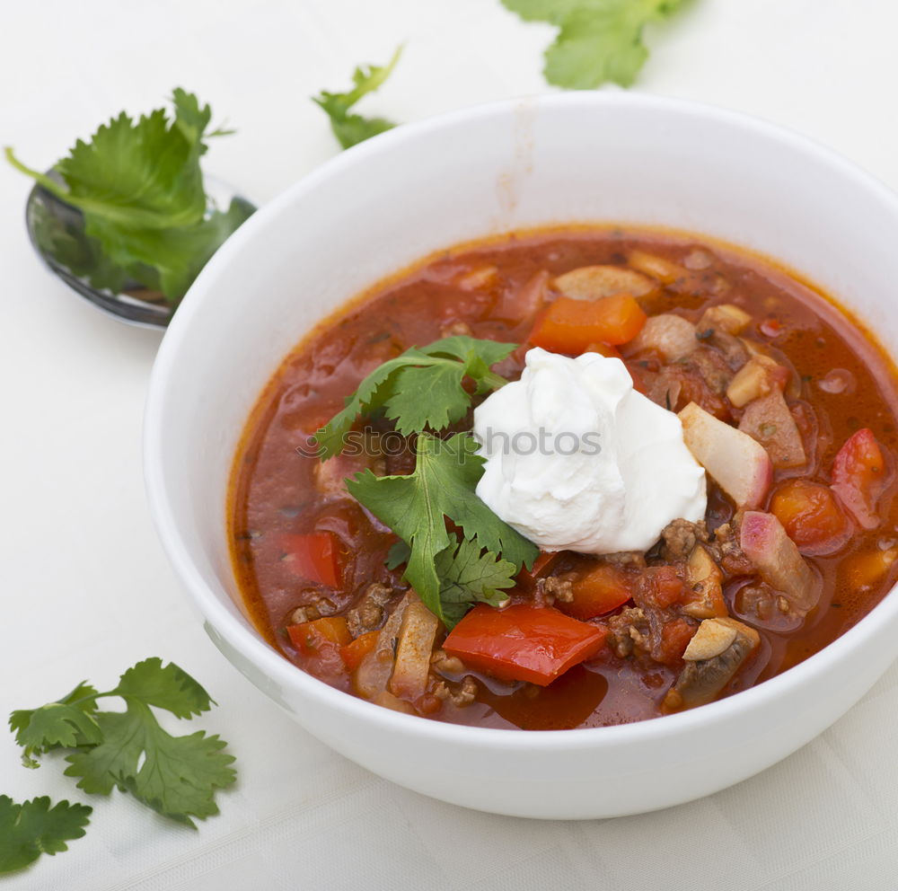 Similar – Image, Stock Photo Cooked legumes and vegetables in a bowl