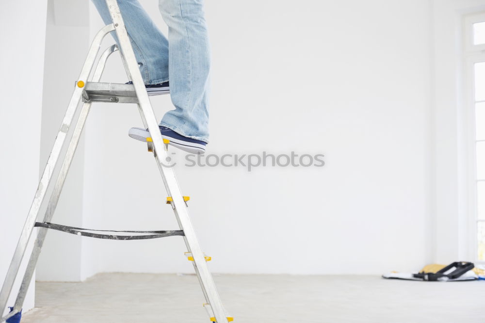 Image, Stock Photo Ladder up (2) Old building