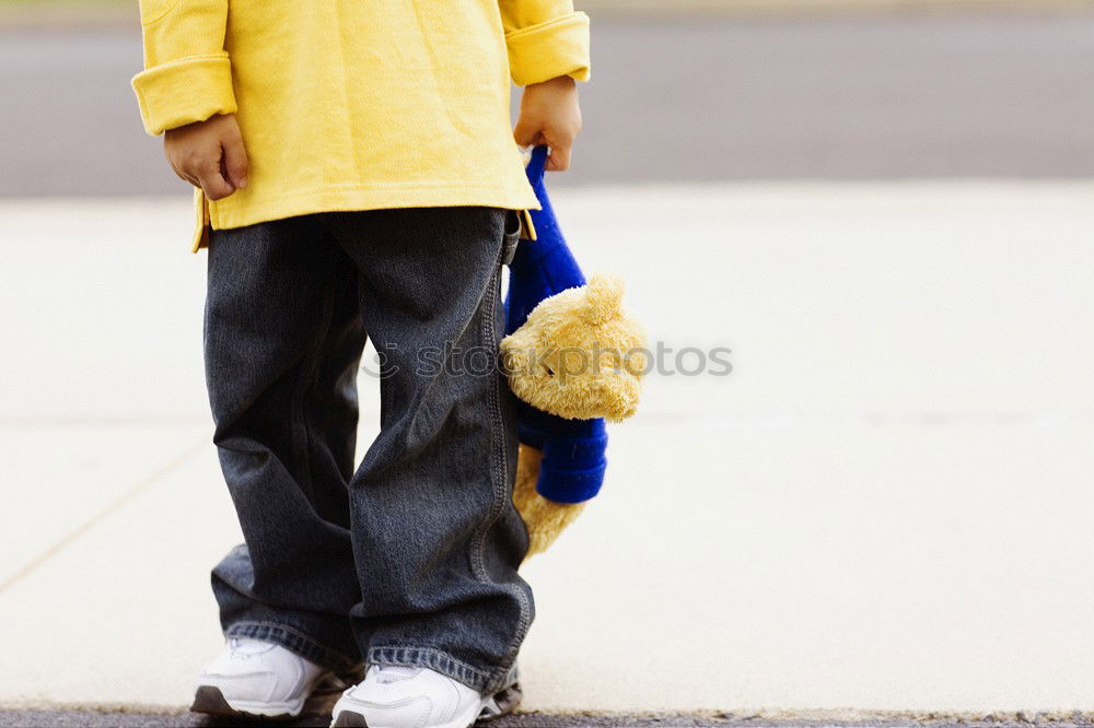 Image, Stock Photo Blonde girl walking in the cityv