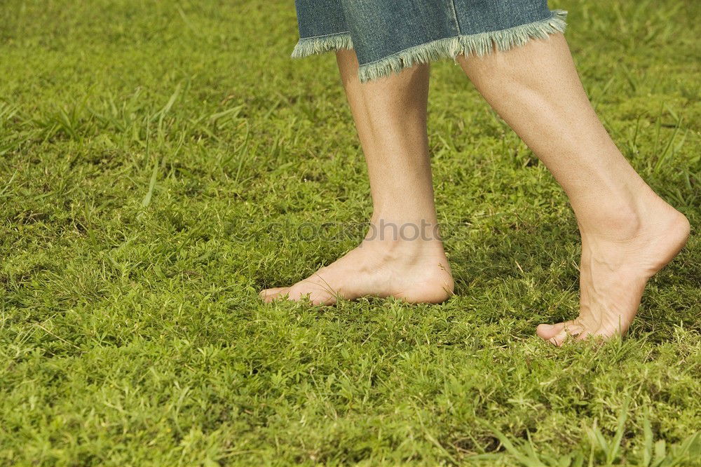 Similar – Image, Stock Photo Naked feet in the great outdoors