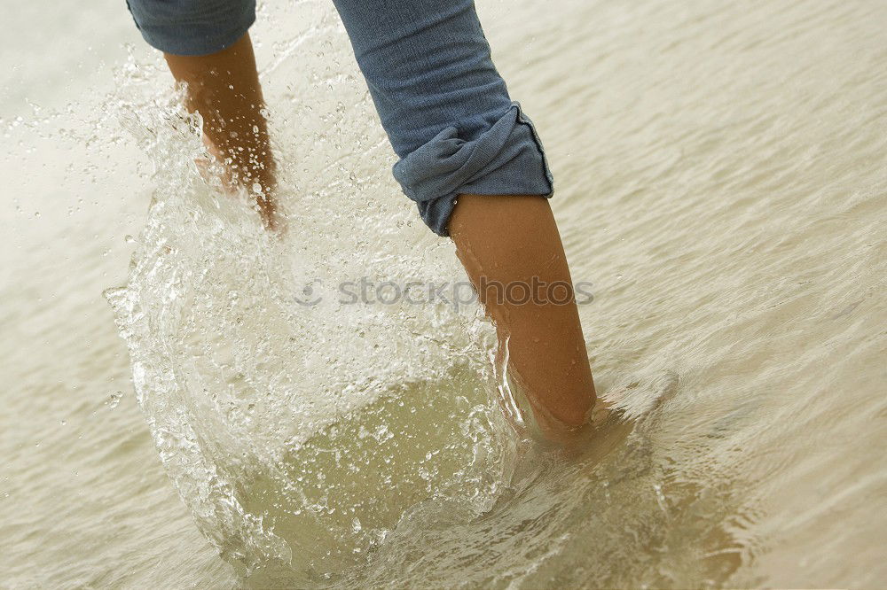 Similar – Image, Stock Photo Playing in the water