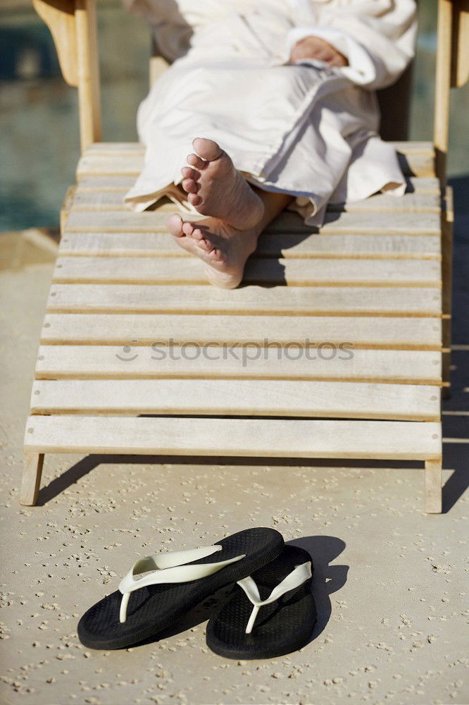 Similar – Image, Stock Photo forty winks Sunbathing