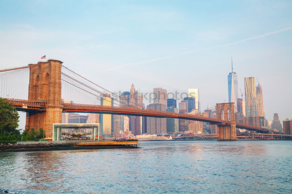 Similar – Image, Stock Photo bridging day New York City