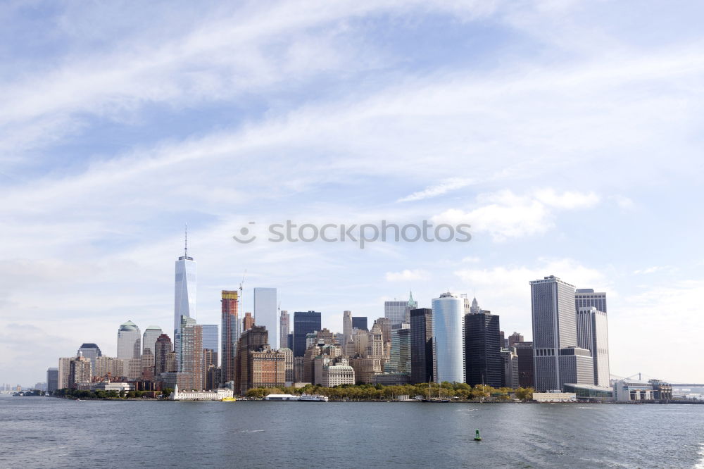 Similar – Southern tip of Manhattan, New York from the air