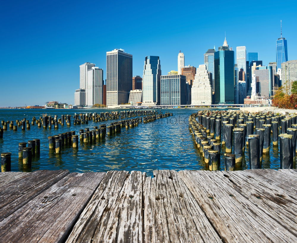 Similar – Skyline of New York City Downtown