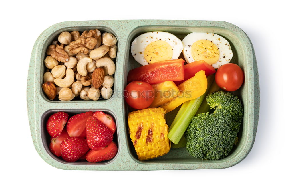 Similar – Image, Stock Photo Hospital food Hospital food. Sparse food on a tray like in a canteen of hospitals, universities and similar places. Tray with a meal on a plate of hospital food. Sparse food for patients to prevent illness.