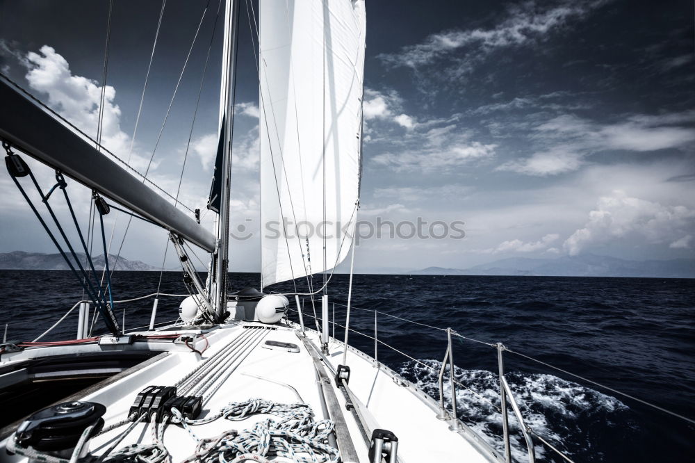 Similar – Image, Stock Photo Sail Action Sailing