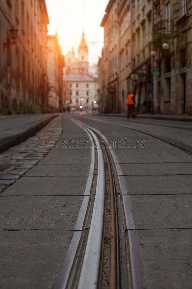 Similar – Tram in the Old Town of Prague, Czech Republic