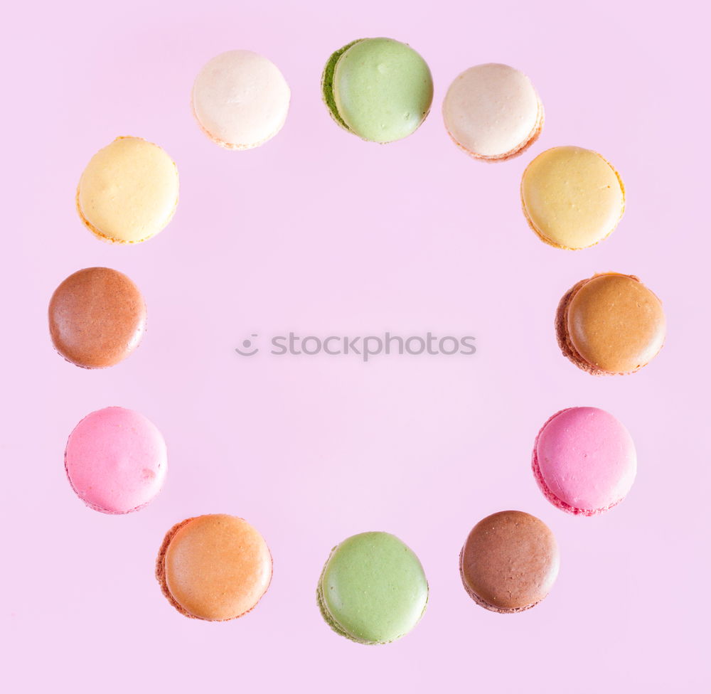 Similar – Colored almond cookies