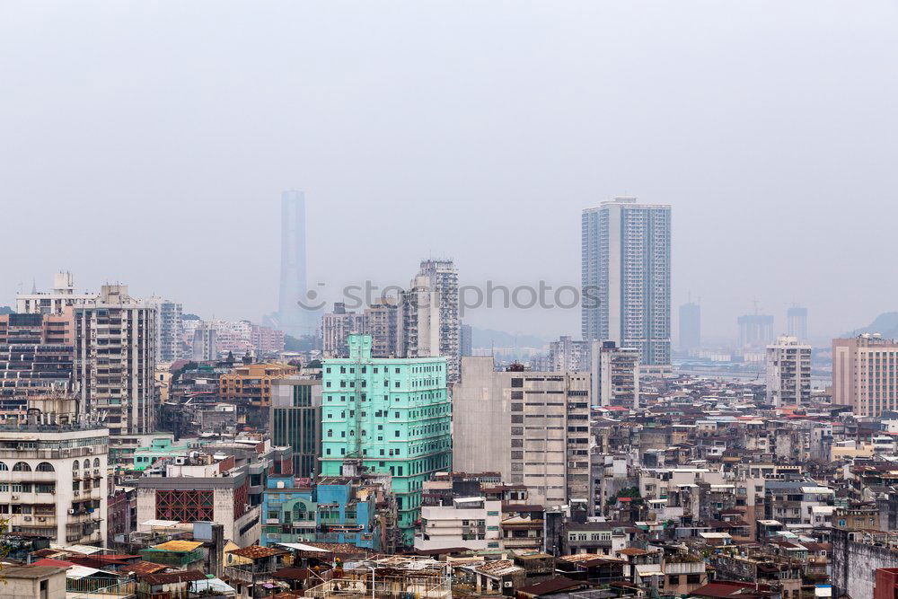 Macau city panorama by day