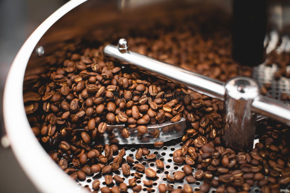 Similar – Image, Stock Photo Close-up coffee grinding machine