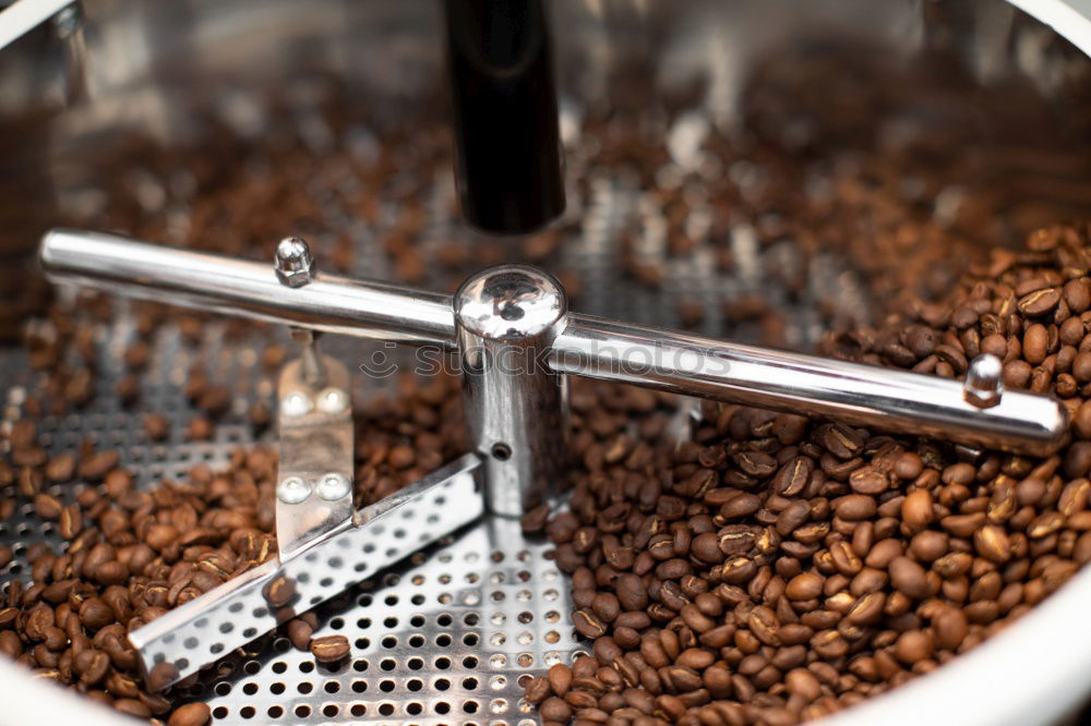 Similar – Image, Stock Photo Close-up coffee grinding machine