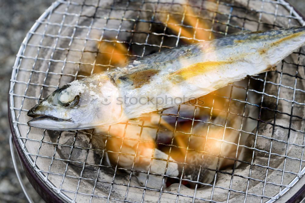 Similar – Fische grillen ist besser als Grillen fischen