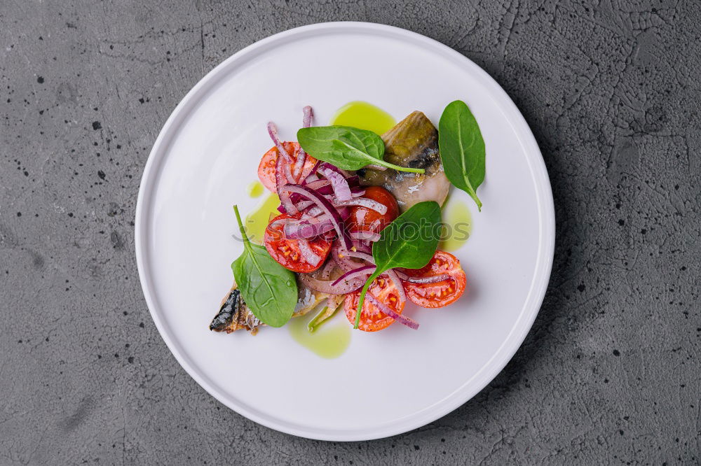 Similar – Image, Stock Photo Whole trout on a glass plate with ice cubes