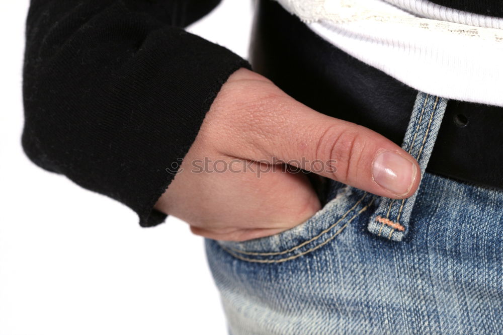 Similar – Image, Stock Photo the hand of a man who takes a condom in the pocket of his jeans