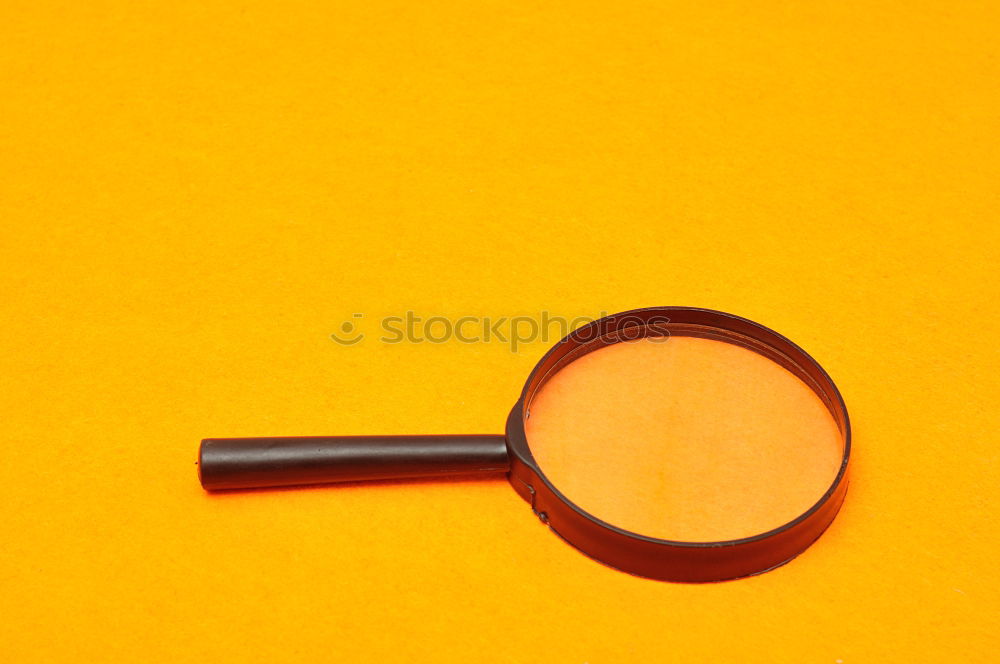 Similar – Magnifying glass on yellow background