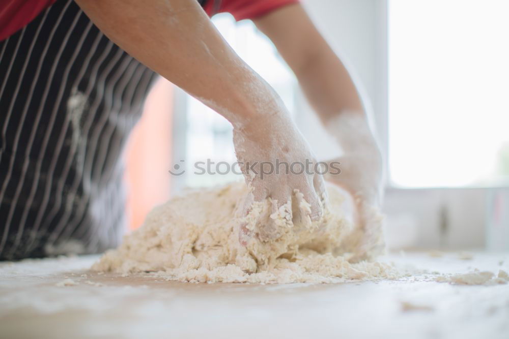 Similar – Image, Stock Photo Bake bake cake Dough