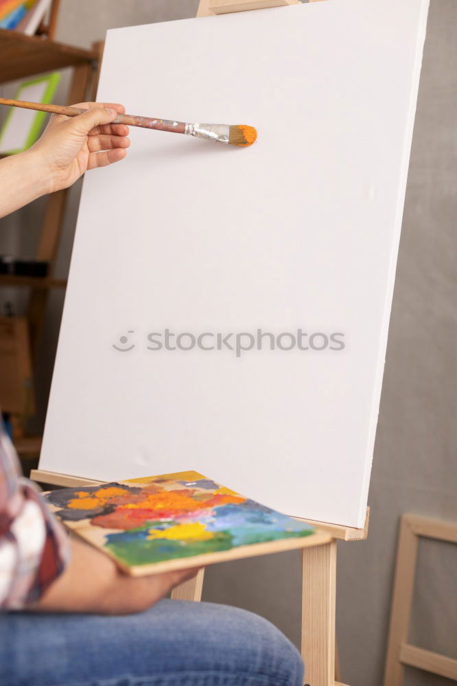 Image, Stock Photo today we do handicrafts!