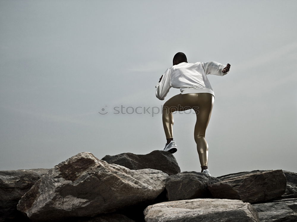 Similar – Image, Stock Photo sandpiper Going Man Beach