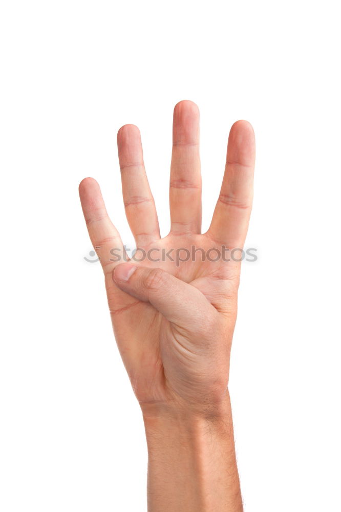 Similar – All Five 5 Hand Fingers