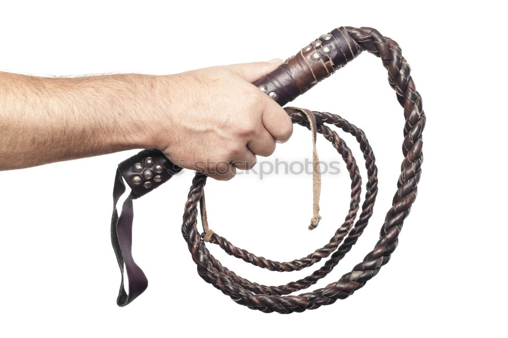 Similar – Image, Stock Photo Man training with gymnastic rings in gym