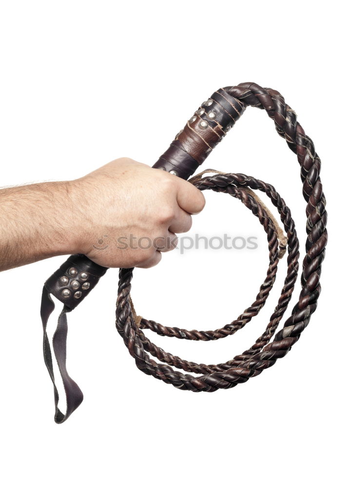 Similar – Image, Stock Photo Man training with gymnastic rings in gym