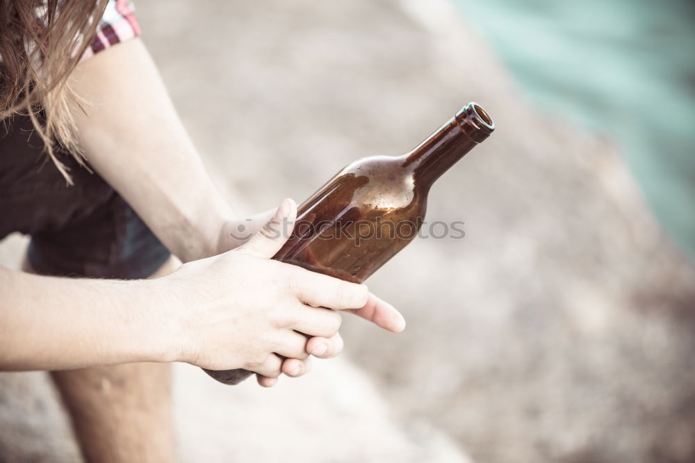 Similar – Image, Stock Photo cheeky beer Beverage Beer