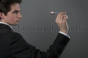 Similar – Image, Stock Photo Woman playing with a marble