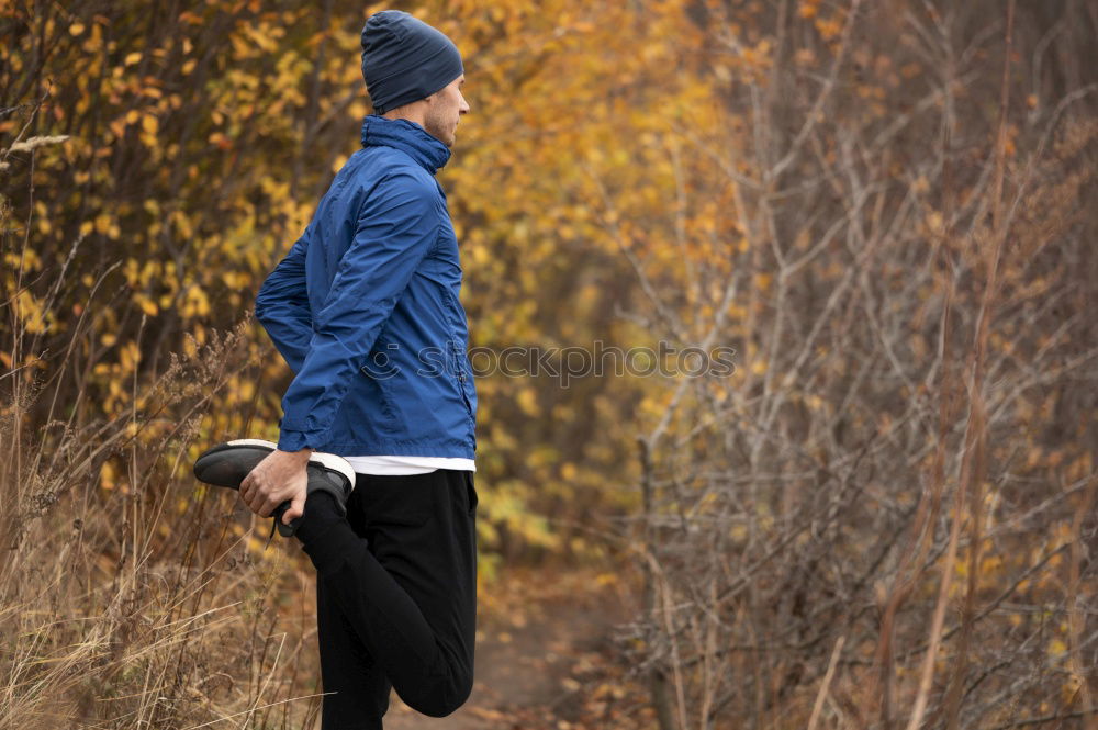 Similar – Young Backpacker enjoying of Nature.