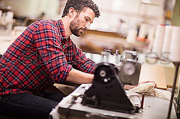 Similar – Image, Stock Photo Professional Mechanic welding.