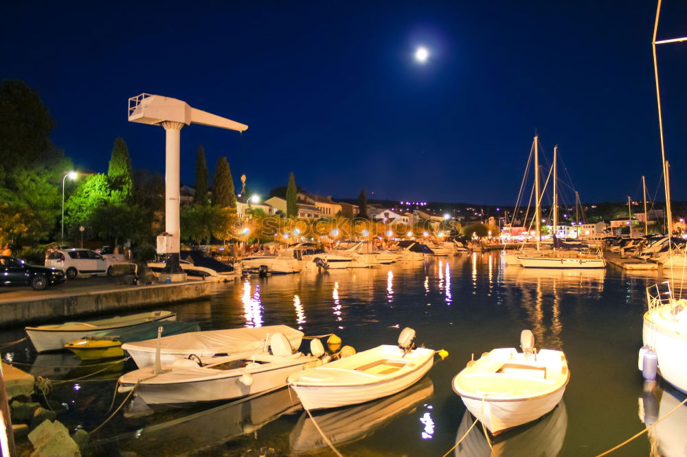 Similar – Image, Stock Photo Yachts in the cannes bay at night.