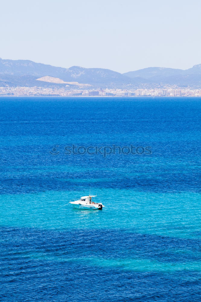 island boat Ocean Sky blue