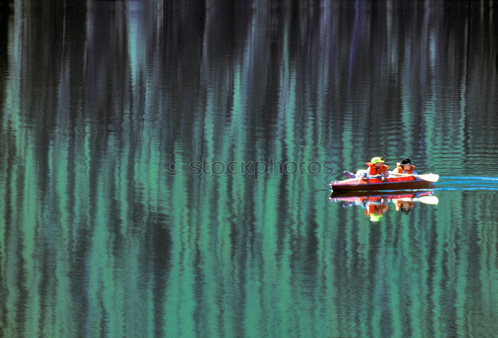 Similar – Image, Stock Photo still (almost) the lake rests