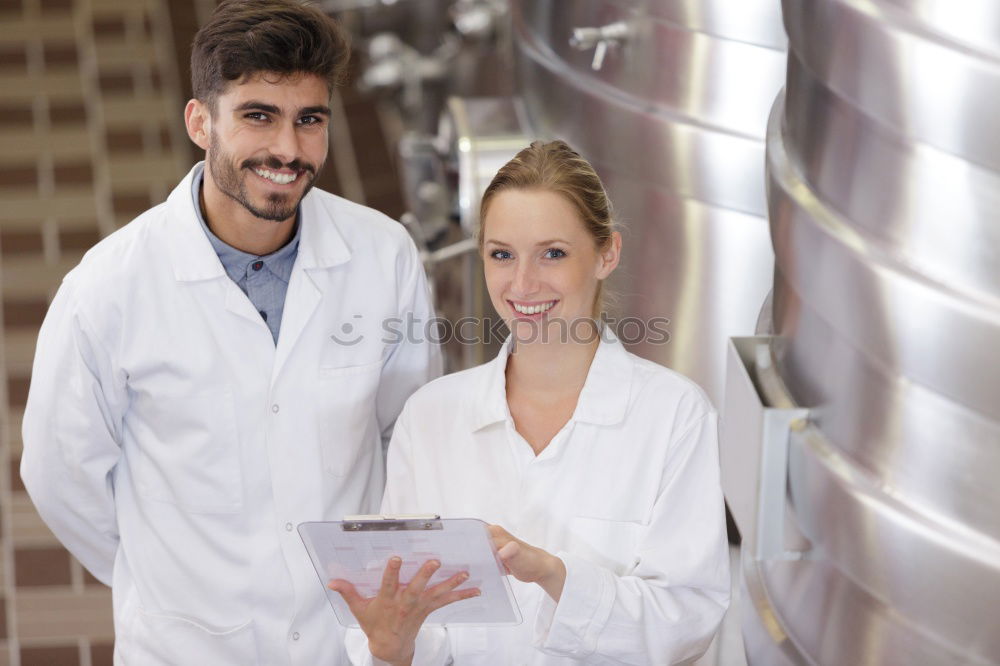 Similar – Image, Stock Photo Lab workers at building