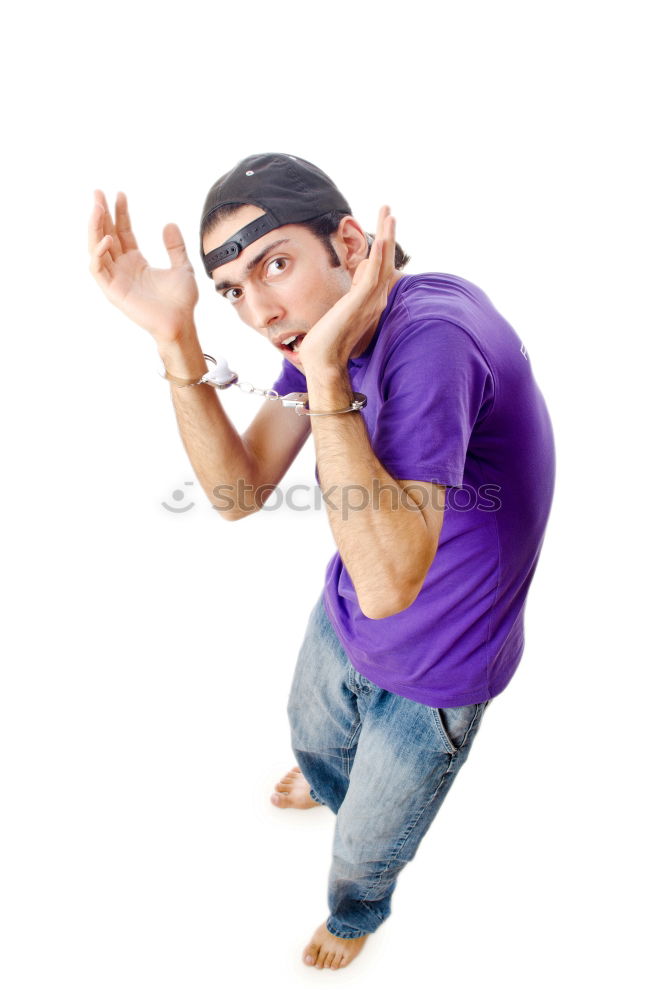 Similar – Image, Stock Photo Woman with monkey mask looking at her smartphone