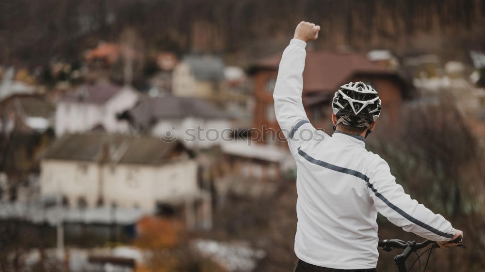 Similar – Image, Stock Photo Stylish man leaning on wall