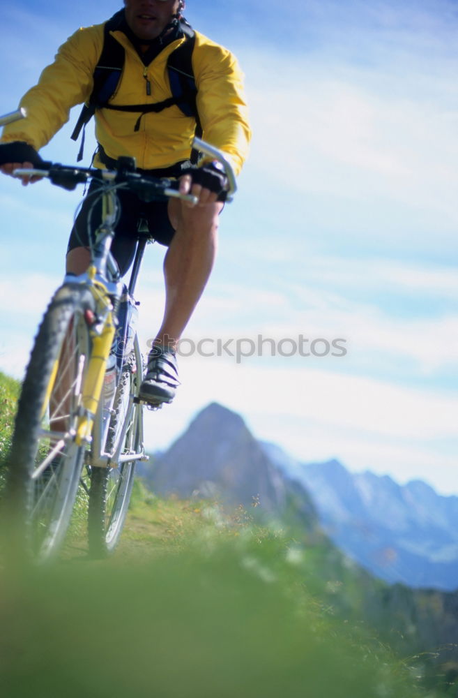 Similar – Women riding bikes in countryside