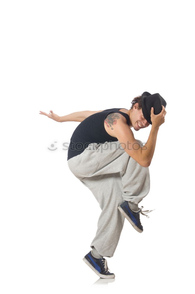 Similar – Female Hip Hop Dancer in Tiptoe Position