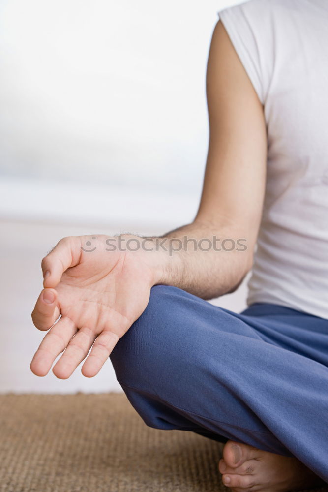 Similar – Image, Stock Photo block on the leg Healthy