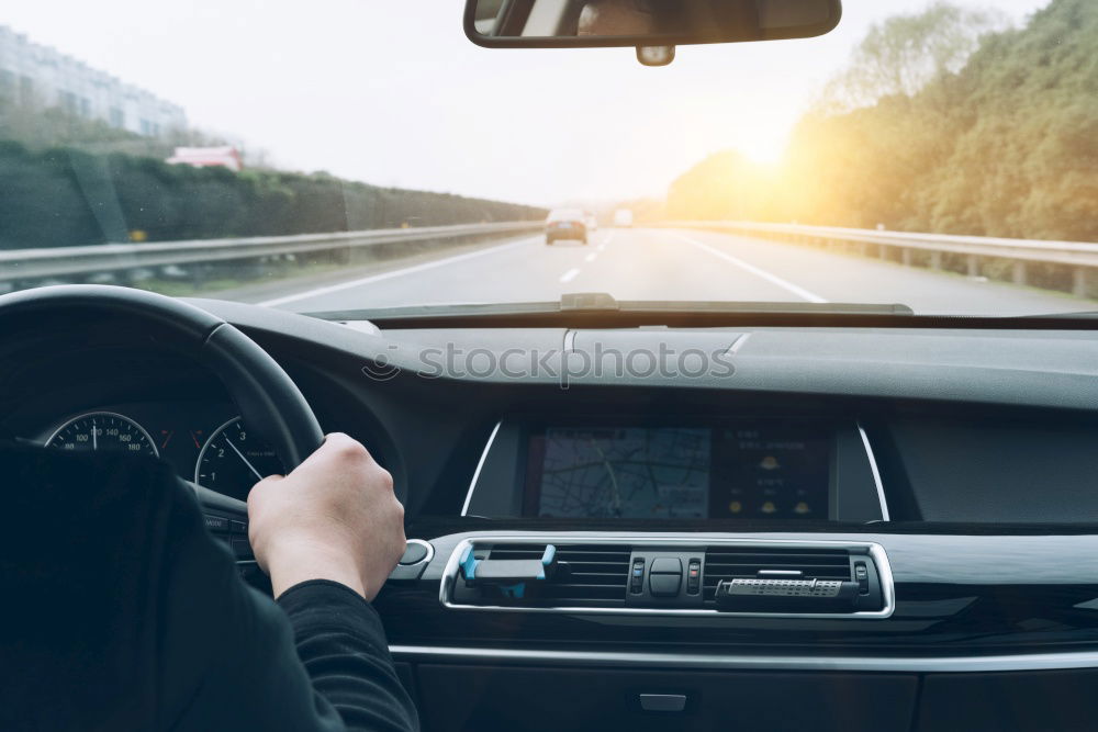 Similar – Man sticking hand out window