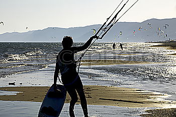 Similar – kite boarding Kiting Ocean