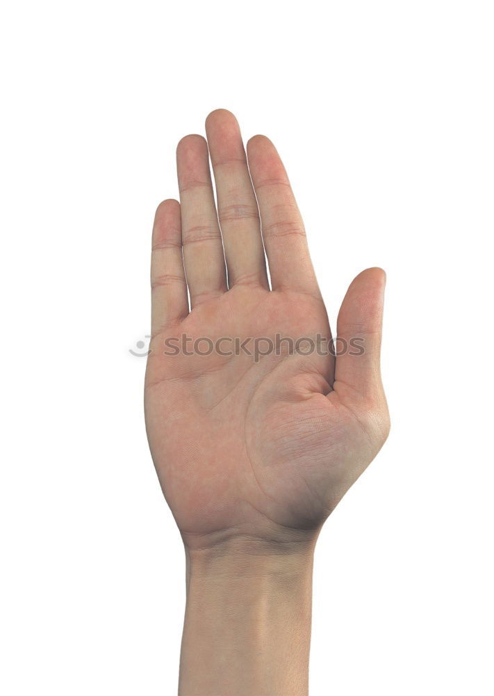 Similar – All Five 5 Hand Fingers