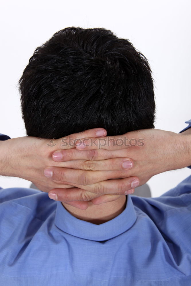 Similar – Image, Stock Photo Man wearing a shirt