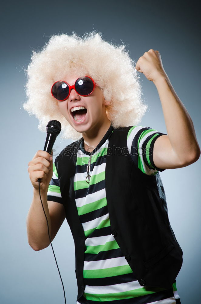 Similar – Image, Stock Photo serious boy with sunglasses