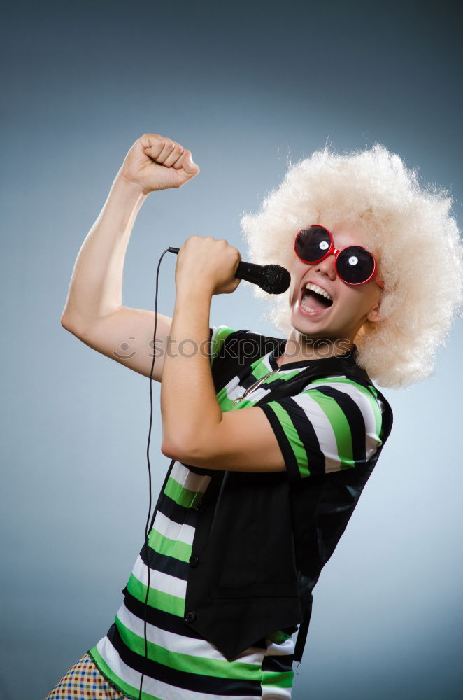 Similar – Image, Stock Photo serious boy with sunglasses