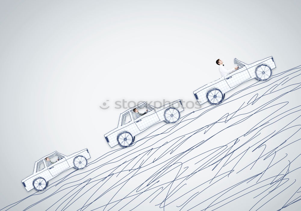 Image, Stock Photo LIFTS II Cable car Sky