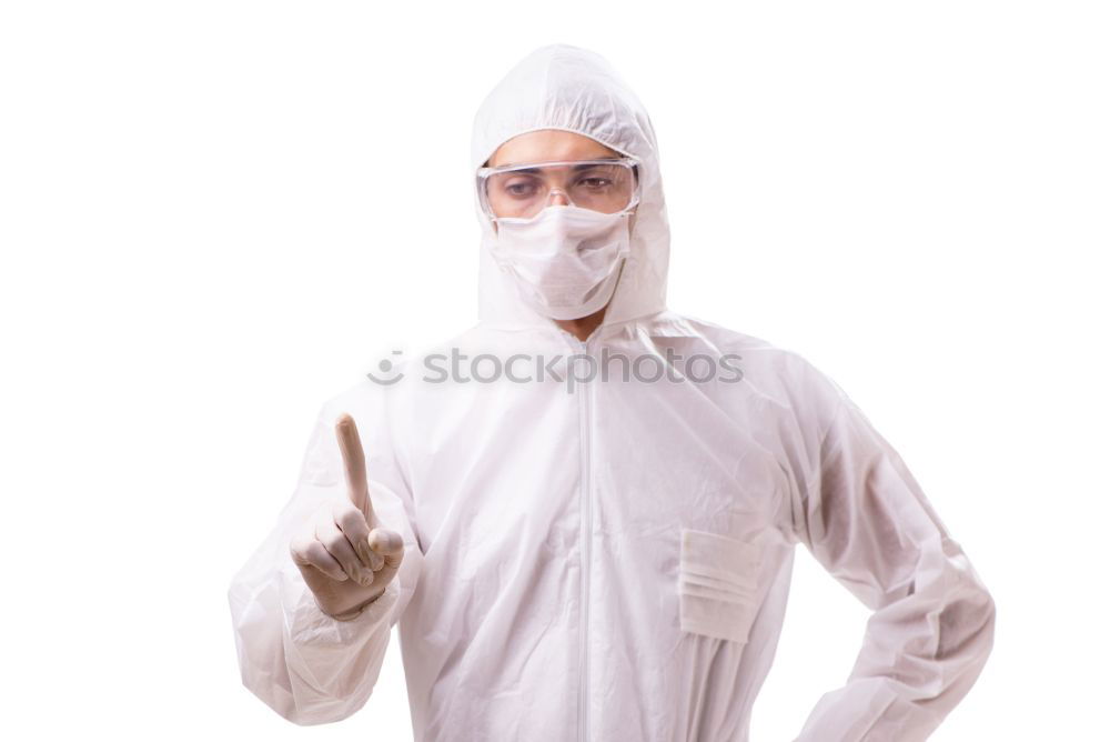 Similar – Image, Stock Photo cleanroomclothing Painter